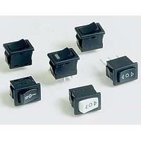 E-Switch R1966CBLKBLKEP Rocker Switches 15A 125VAC SPDT On-On