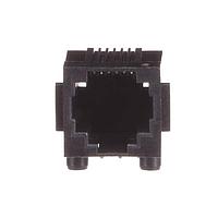 Kycon GDLX-A-66 Modular 6P6C R/A PCB BLACK LOPRO W/PANEL STOPS