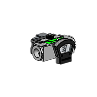 Senseca HD2KZ1-008GM060A Flow Switch (12.0 - 60 l/min, DN 8, brass construction, frontal measurement display Z1)