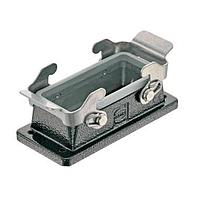 HARTING 9370160392 Housings 16B Marine Bulkhead Rear Fit Housing, Double Lever, without frame