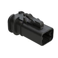 Amphenol SINE Systems ATP06-4S-OMBLK Connectors 4 POS PLUG, SKT, STD DIA, BLK
