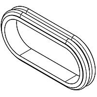 JAE Electronics D273-50155 Gasket WATERPROOF USB GASKT SILICONE RUBBER RED