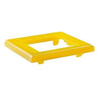 NKK Switches AT9201E Square .937" WIDE YELLOW BEZEL FOR MLW SERIES