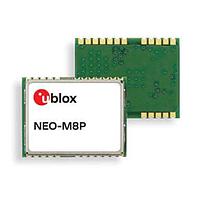 u-blox NEO-M8P-0 GPS Modules u-blox M8 GNSS module NEO-M8P with rover functionality LCC, 12x16 mm, 250 pcs/reel