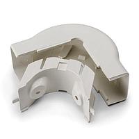 HellermannTyton TSRP1FW-29-1 Wire Ducting & Raceways External Corner, 3/4", 1" Bend Radius, PVC, Office White, 1/bg