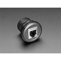 Adafruit 5859 RJ11/RJ12 RJ-12 or RJ-11 Telephone Round Panel Mount Adapter Plug