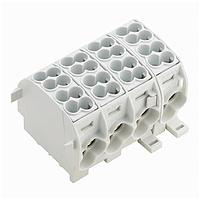 Weidmuller 1561800000 Distribution Block WPD 401 2X25/2X16 4XGY