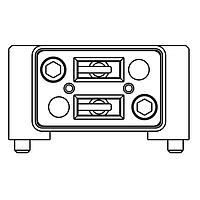Amphenol Aerospace 10-504637-004 MT Connector Modules Fiber Module 2MT- Spec