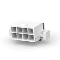 AMP Connectors - TE Connectivity 1586043-8 Shrouded RA HDR SCREW MNT 8P
