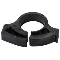 HellermannTyton SNP7GHS0M4 Conduit Clips Snapper Hose Clamp, 0.46 - 0.55" Bundle Diameter, PA66GF13, Black, 1000/pkg