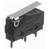 Panasonic Industrial Devices AVT38123 Snap Action Switches 100mA to 3A, Hinge Lever Short, QC