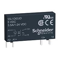 SCHNEIDER SSL1D03JD Solid State Relays 3.5A 1-24VDC 3-12VDC SSR SLIM 1