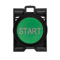 Eaton M22S-D-G-GB1 Pushbutton Operators NON-ILL MOM PB BLK-BZL FLSH GRN ETCHED