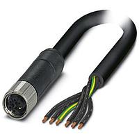 PHOENIX CONTACT 1414910 Sensor Cables / Actuator Cables 6POS Power Cable Black-Gray 3m