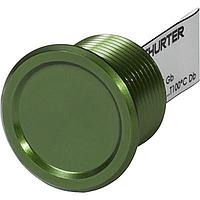 Schurter 1241.2415.4 Pushbutton Switches PSE 16 EX Alum Blue 24 VDC/VAC Xpl Proof