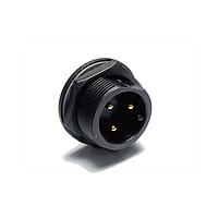 Amphenol LTW 1DC-07PMMS-SS7001 Standard Circular Connector Ceres, Large Size, 20A, 07 Pins, Receptacle, Square