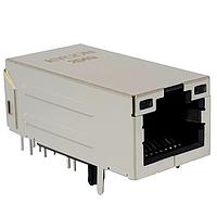 Kycon G16LX-112S-5G-G/Y-50 Modular RA 5G MagJack Recep. TabUp, Shielded LED