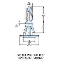 Heyco 10395F PCB Support HLCBSC7-10 V-0 NATURAL