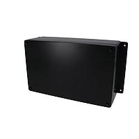 Bud Industries AN-2823-AB Electrical Enclosures Aluminum Enclosure with Mounting Flanges Black (10.2 X 6.3 X 3.6 In)