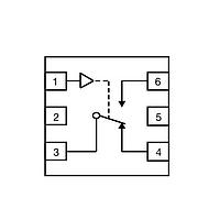 Vishay Siliconix DG4157EDN-T1-GE4 Multiplexers SPDT 2:1 Mutiplxr 1.65-5.5V; 0.7ohm
