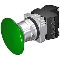 SIEMENS 52PM9V3C Pushbutton PUSHBUTTON,MOM,GRN,2 1/2" PLST,2POS,3BJK