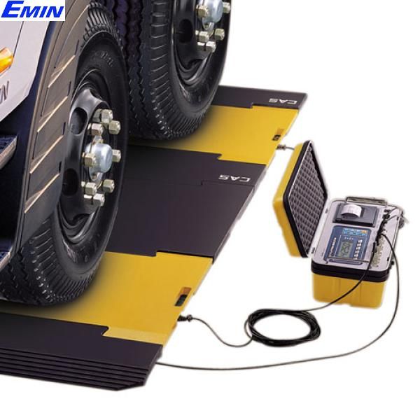 Portable truck weighing equipment and wheel load pads for vehicle weighing