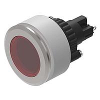 EAO K14-131.221101 Pushbutton Switches Illuminated pushbutton-Set flat lens red flat mom 1NC+1NO ST 24VAC/DC