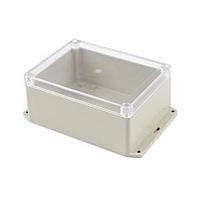 Hammond Manufacturing RP1245BFC Flanged Enclosure ABS WATERTIGHT CLEAR LID