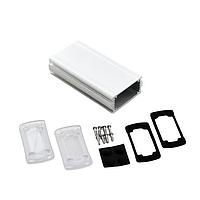 Bud Industries EXN-23352-SVP PCB Enclosure Extruded Aluminum Enclosure Silver with Plastic Cover (1.4 X 2.7 X 5.1 In)