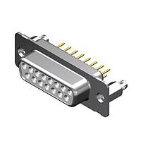 Molex / FCT 173109-2046 Standard Density FCT DSUB STR PC RCPT 15 PN W/SNAPIN