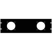 Hammond Manufacturing PPFP191202BK1 Fan Panel Fan Panel 7.0" 2-Fan