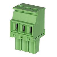 Same Sky (formerly CUI Devices) TBP03P5-350-08GR Plugs 2 24 Poles, Pluggable, Vertical, 3.5 Pitch, 28 16 (AWG), Terminal Block