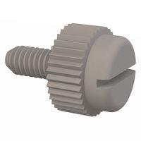 Essentra Components 090448025TEG Thumb Screw Slotted Thumb Screw, #4-48 Thread, 1/4 Lg
