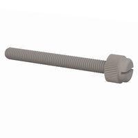Essentra Components 091032175TEG Knurled Screw Slotted Thumb Screw, #10-32 Thread, 1 3/4 Lg