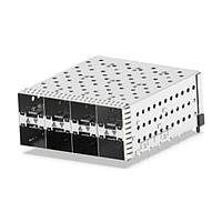 AMP Connectors - TE Connectivity 1-2007394-6 SFP+ SFP+assy 2x4 Sp Fing Inner LP,EMI Enhanc