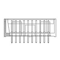 Amphenol FCI 68648-018 Shrouded STR HDR FOR FLT CBL