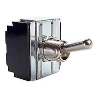 Carling Technologies IL251-73 Toggle Switch 4-pole, ON - None - ON, 10A/15A 250VAC/125VAC 3/4 HP, Non-Illuminated  Bat Style Toggle Switch with .250 Tab (Q.C.)