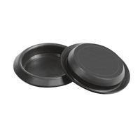 Essentra Components SR1/2A Hole Plugs SHEET METAL PLUG RECESSED:LDPE BLACK