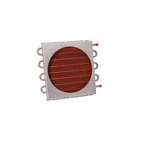 Aavid AS08-10G01SB-M9 Tube-Fin Liquid-to-Air Heat Exchanger, Stainless Steel, Copper Tube-Fin, w/115VAC Ostro Fan Kit