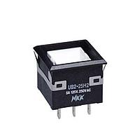 NKK Switches UB225KKW016G Pushbutton Switches LOW PROFILE PSHBTTN ILLMNTD/PC AND SLDR