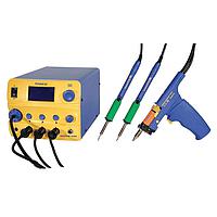 HAKKO FM-206 W/3 Wired Cord But No Plug Rework System