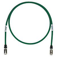 Panduit STP6X0.2MGR Cat 6a Copper Patch Cord, Cat 6A, Green S/FTP C
