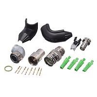 AMP Connectors - TE Connectivity 2350797-1 Right Angle M12 X-M-8 90 CRIMP CAT7 H&S