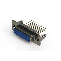 EDAC 628-M15-223-LT5 D-Sub Connectors - Standard Density Vertical Machined D-Sub Connector