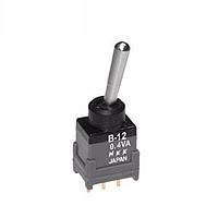 NKK Switches B12AP Subminiature antistatic toggles SPDT ON-ON PC MOUNT