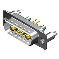 Molex / FCT 173107-0200 Mixed Contact D-Sub Connectors FCT ML DSUB STR PC PLG 7W2 W/SNAPIN