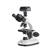KERN OBE 124C832 Transmitted Light Microscope (5.1 MP; 4 x, 10 x, 40 x)