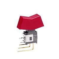 NKK Switches A18KV Toggle Switches SPDT (ON)-OFF-(ON) VERTICAL PC .4VA