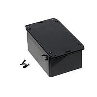 Hammond Manufacturing 1591TSFLBK Flanged Enclosure ABS w/Flanged Lid 4.7x3.2x2.2" Black