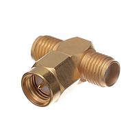 Radiall R125780000 RF Adapters - Tee SMA / TEE FEMALE- FEMALE - MALE ADAPTER